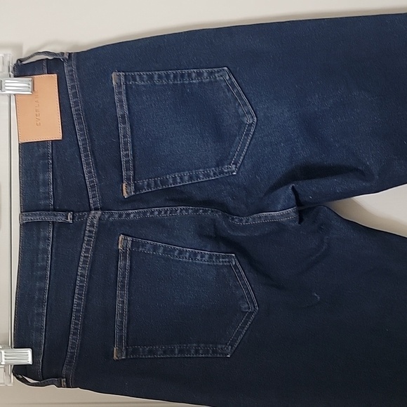 Everlane, Size 26. Ankle, Mid Rise Jeans, Dark Wash, GUC - Picture 11 of 12